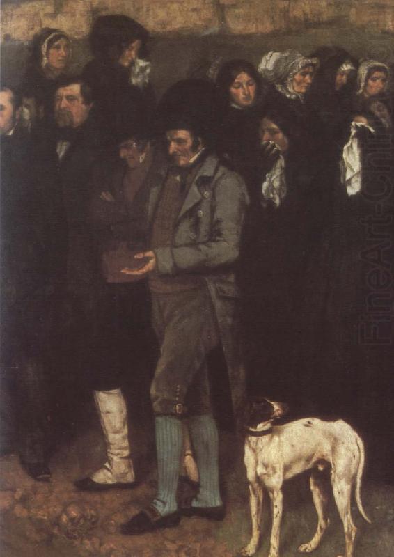 Gustave Courbet Interment china oil painting image